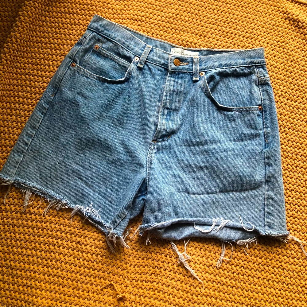 Calvin Klein 90s high waisted shorts